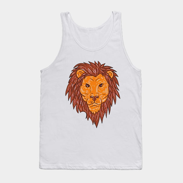 Big Cat Tank Top by Mad Art